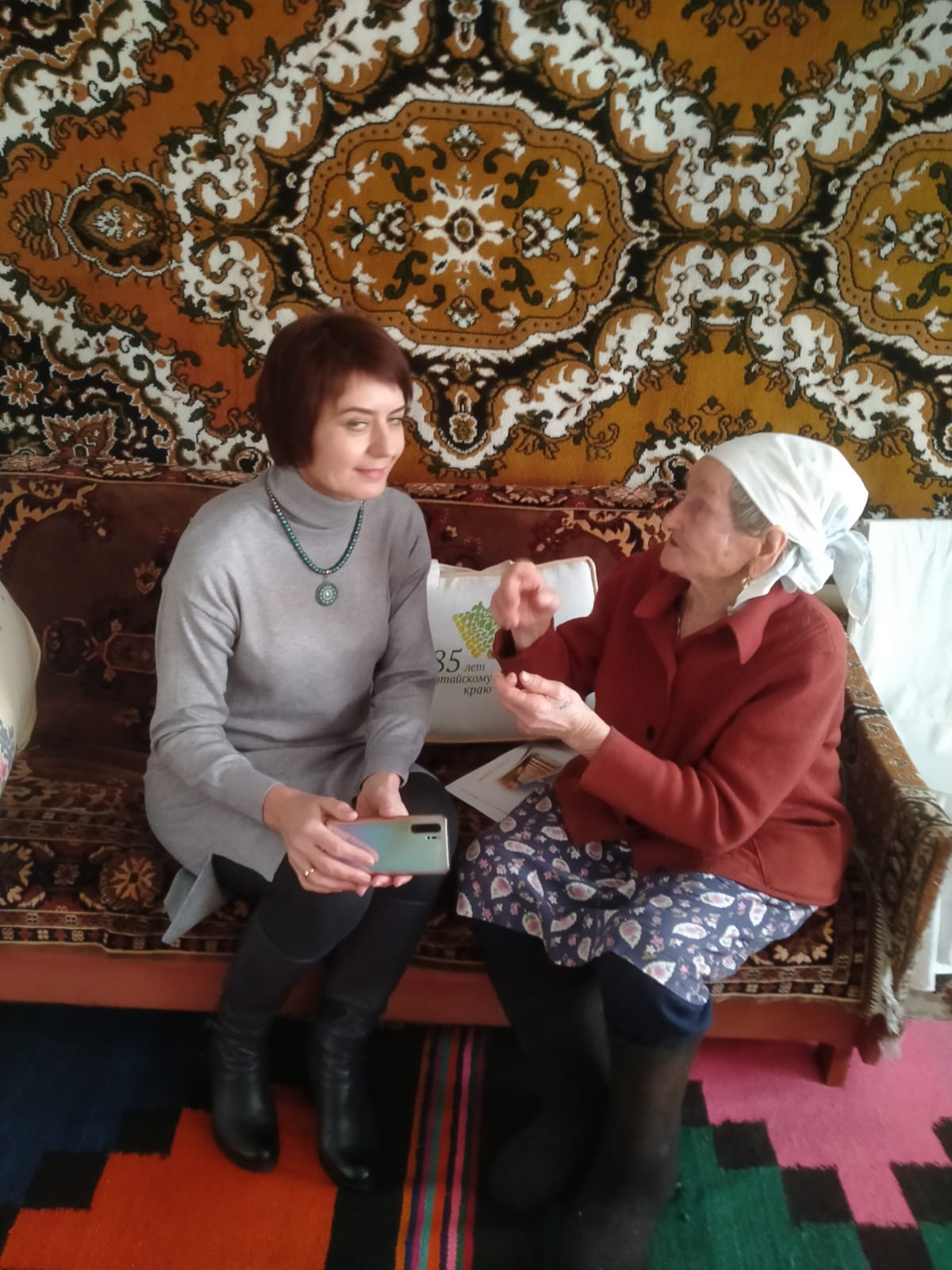 95-летний юбилей отметила труженица тыла Клавдия Михайловна Клюева.